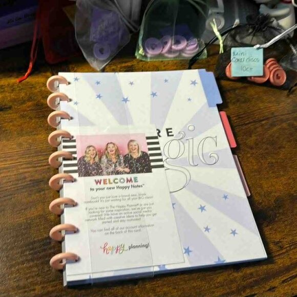 Happy Planner Notebook guts W/discs - Classic size NEW - Picture 1 of 2
